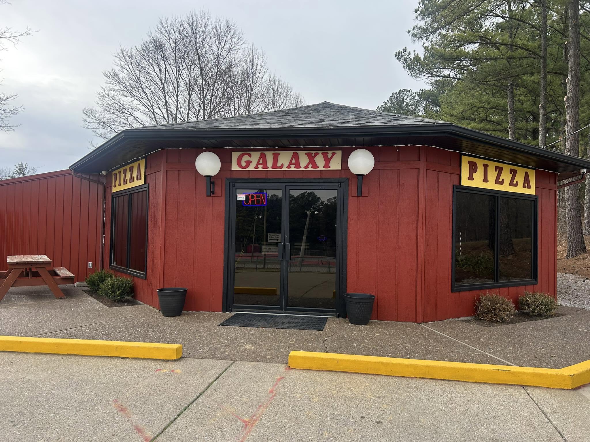 The Galaxy Pizza building at Vastwood Park